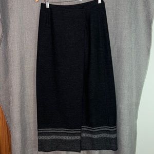 Eddie Bauer Charcoal Maxi Skirt